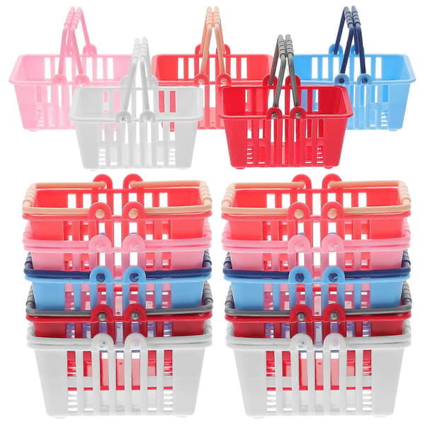 【BQ】Minikurv i assorterede farver til opbevaring 15 stk