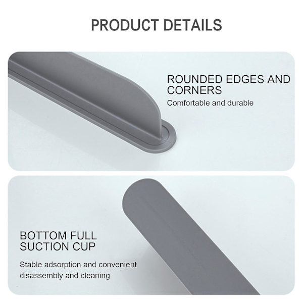 Køkkenvask Splash Guard Vaskbar og genanvendelig Island Sink Board Housewarming gaver Gray