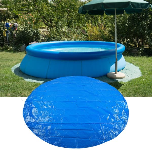 Rund PE Vattentät Regntät Poolskydd Tillbehör 335cm Diameter