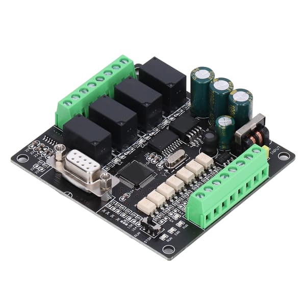 PLC Controller Programmerbart Industrielt Kontrolkort Relæudgang DC 24V FX1N‑10MR