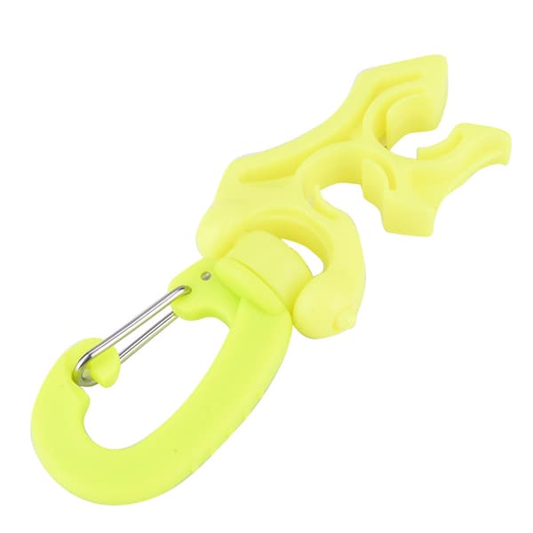 Dykking Dobbel BCD Slangeholder Klips Regulator Feste Krok Gul