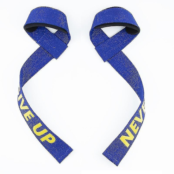 2st Viktlyftsremmar Dämpad handled Styrketräning blue