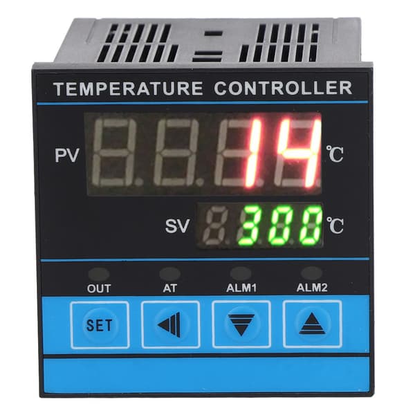 Intelligent Kontroll Temperaturkontroller Digital PID RELAYSSR Utgang 0-400℃ AC220V