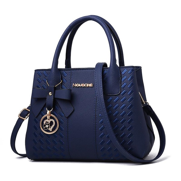 Plånböcker och handväskor för kvinnor mode damer Läder Top Handtag blue