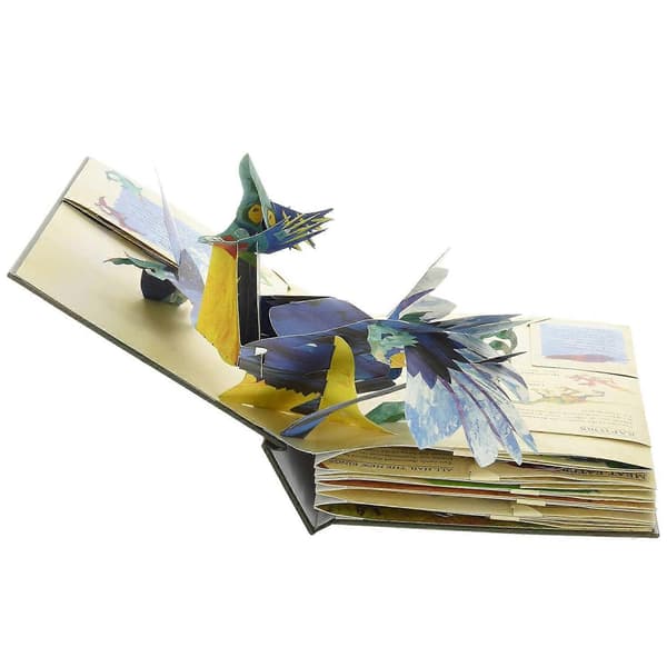 【BQ】Leksikon Forhistorisk Dinosaur Pop-up 3D Klaff Bildebok Interaktiv Dinosaur Læringsleke B