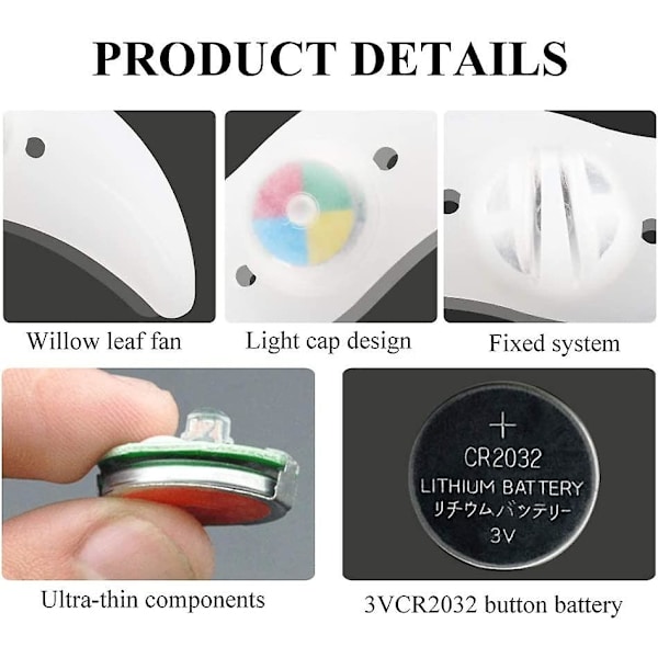 4 x LED-sykkelhjullys, vanntett LED-sykkelhjullys med 3 blinkende moduser LED-sykkelhjullys for voksen- og barnesykkel - Grønn