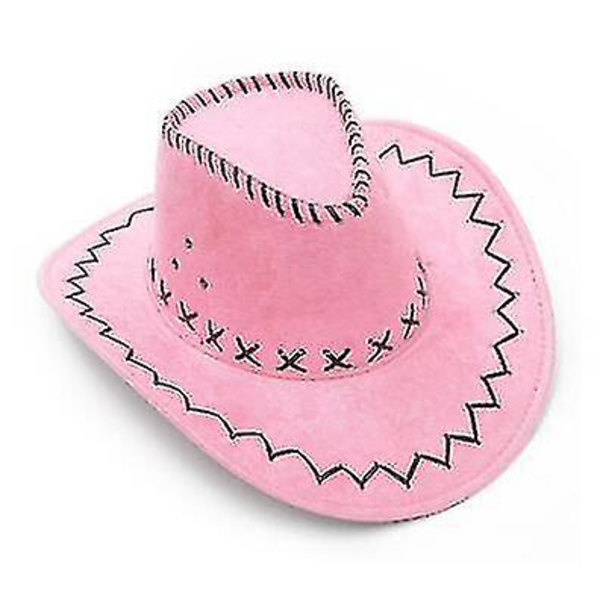 Western Cowboyhatt för pojkar för barn pink