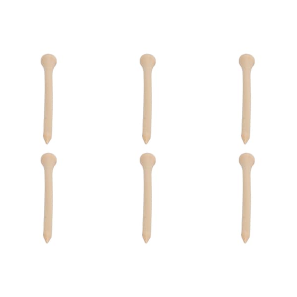 50-pack Starka Golf-Tees i Trä 83mm för Golftillbehör