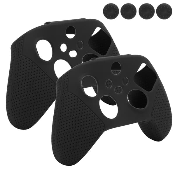 Silikon Gamepad Greb til Xbox Series S X - 2 stk (sort)