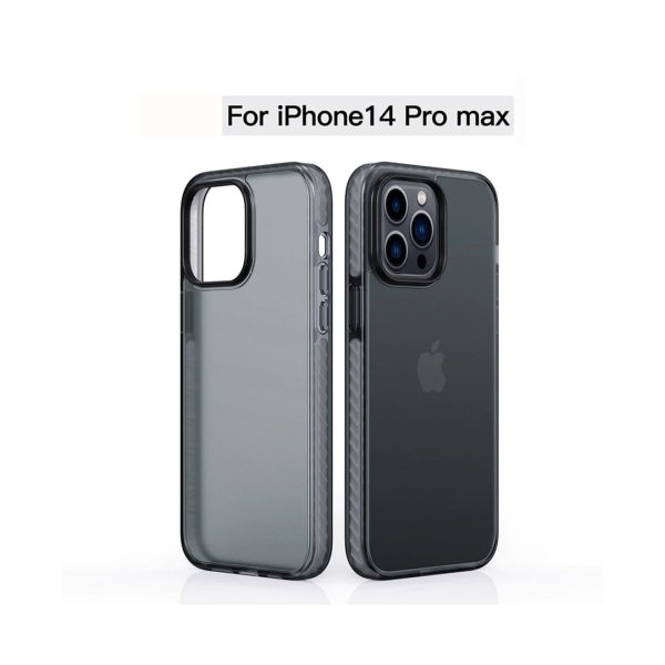 Dunjia Translucent Frosted Phone Case Black 14Promax