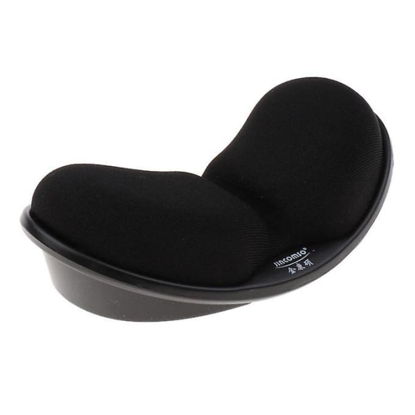 Memory Foam Mus Handledsstöd Tangentbordsstöd Musmatta Stöd Svart