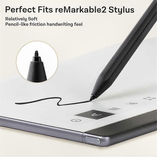 【BQ】ReMarkable 2 Pen Erstatningsspidser - 4096 Trykfølsomhed & Tilt Support 20PCS