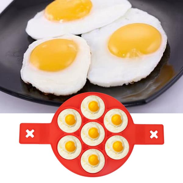 2 st silikon non-stick äggpannkaksform DIY köksbakningstillbehör