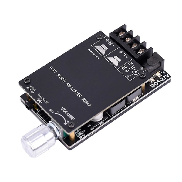 HIFI 2.0 Stereo Bluetooth Digital Power Amplifier Board TPA3116 50WX2 Audio Amp Module With Housing