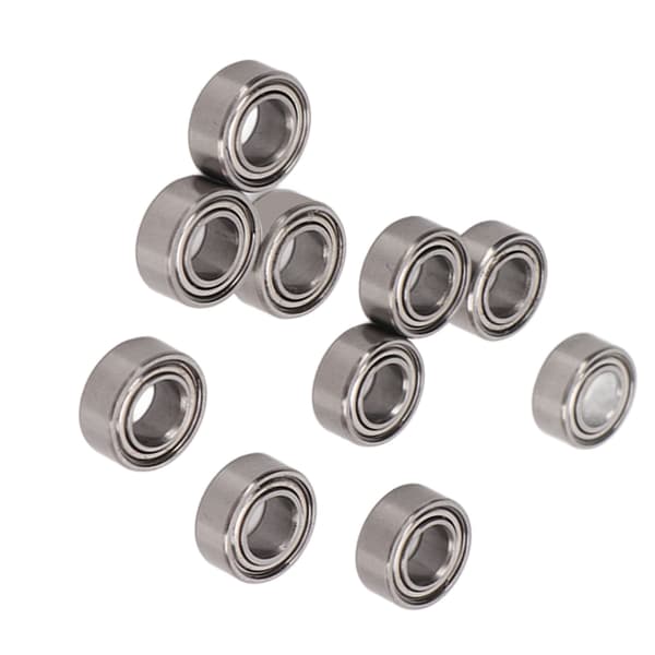 10 stk. RC Kuglelejer 10x5x4mm Stål Tilbehørssæt til ZD Racing 10421 S