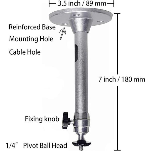 【BQ】Mini Projector Mount Universal Projector Ceiling and Wall Mount 360° Rotation Projector Stand Compatible with Projectors【jia】