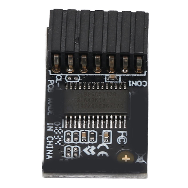 TPM 2.0 Modul LPC 14Pin Säker Lagring Kryptering Säkerhetskort för ASUS Moderkort Windows 10 11