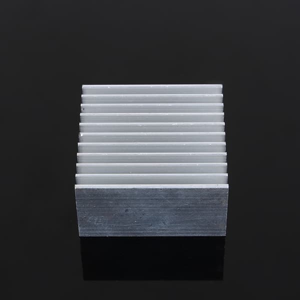 Aluminium Kylfläns 11 Tänder 40mm*40mm*20mm Vit