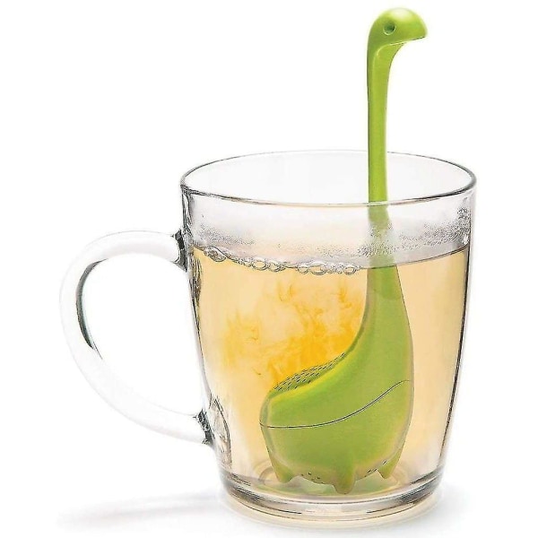 4 stk Loch Ness Monster Filter Scoop Blå/grønn/lilla