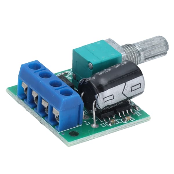 PWM Motorhastighetskontroller 4.5V‑35V DC Hastighetsregulator Kontroll LED Dimmer med Knott 0‑5A