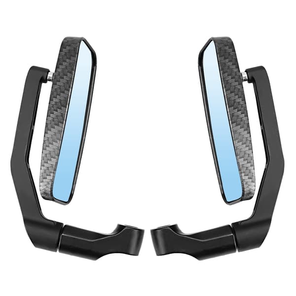 Motorcykelbackspeglar - Antireflex aluminium, 2st