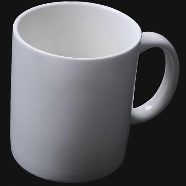 Keramisk kaffemugg med långfinger 300 ml Vit Nyhetspresent för humor och sarkasm