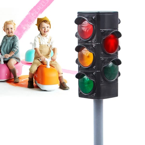 LED Trafikskylt Simulering Pedagogiska Leksaker Tidig Barndom Trafiksäkerhet