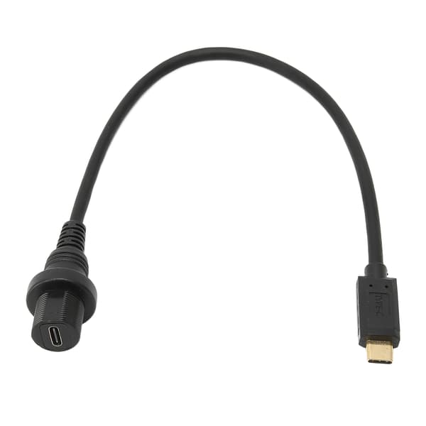 Typ C Flush Mount-kabel Multifunktionell Bilinstrumentbräda Mount Adapter för Bil Båt Motorcykel 0,3m/1,0ft