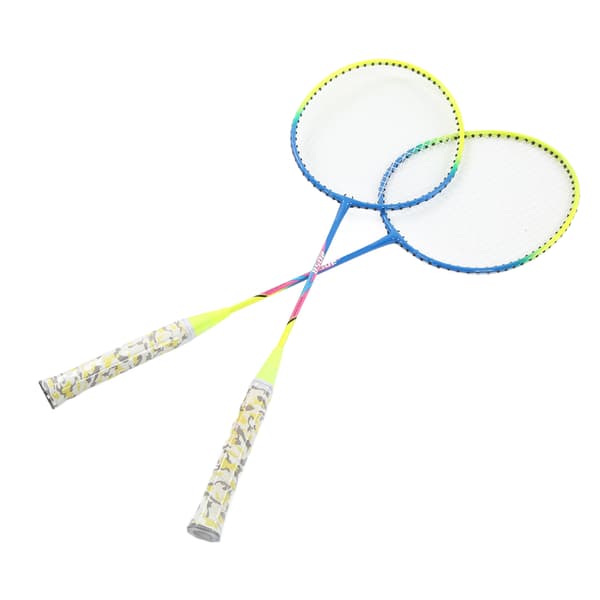 K2058 Lettvekts badmintonsett i jernlegering, solid for innendørs og utendørs bruk
