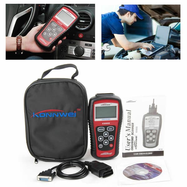 【BQ】Maxiscan Ms509 Kw808 Obd2 Obdii Eobd Bil Kodleser Tester Diagnostikk
