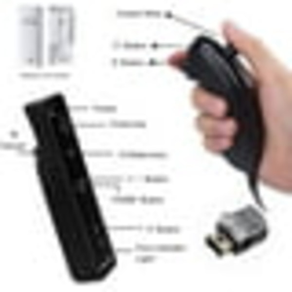 Fjärrkontroll och Nunchuk för Wii, Remote Plus för Wii