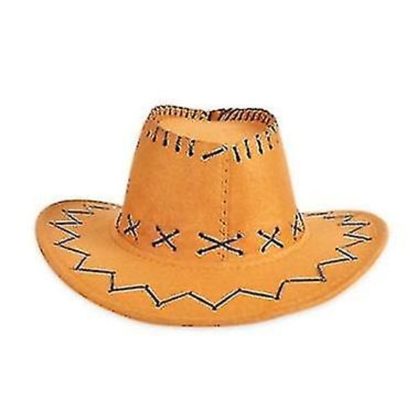 Lasten poikien Western Cowboy -hattu yellow