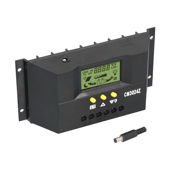 CM3024Z PWM Solar Charge Controller LCD Display Solpanel Intelligent Regulator 12V 24V30A