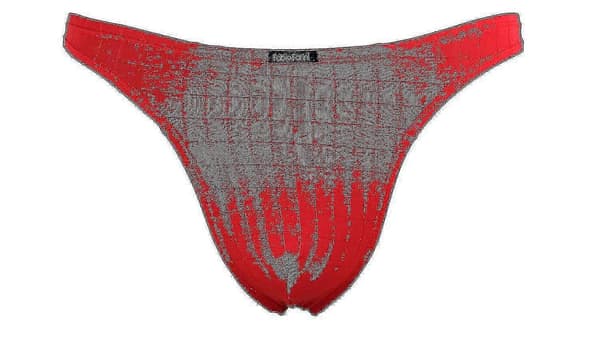 【BQ】Forførende Maskulin: Fabio Farini 4-pakning Stringtruser for Menn Rød Red XXL
