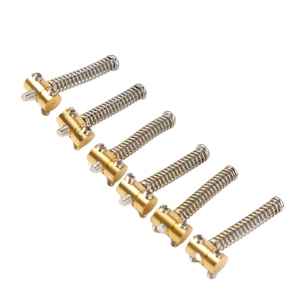 6 st Mässingsstallar Set TL Tailpiece Telecaster Elgitarr Ersättningsdelar
