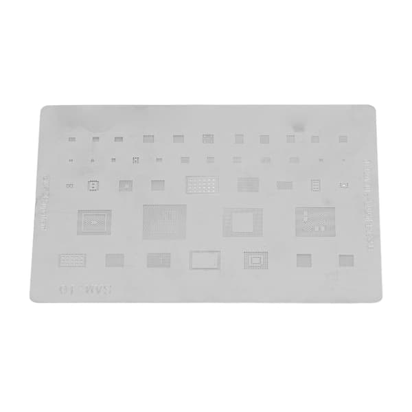 CPU Reballing Stencil Rustfritt Stål Loddeomarbeidingsmal Mobiltelefonreparasjon