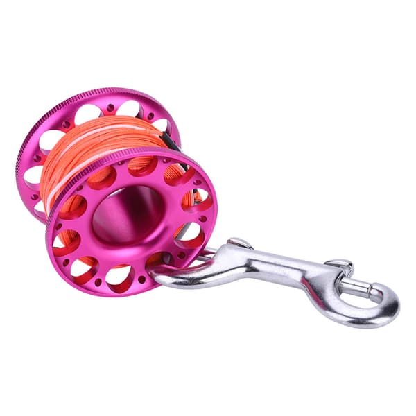 30M Mini Aluminium D-Ring Snap Hook Rustfrit Stål Sort