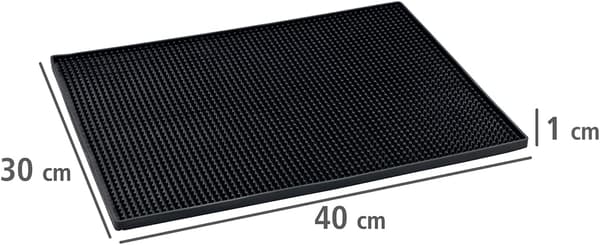 【BQ】Drypmåtte, Opvaskestativ, Maxi, 40x30 cm, sort