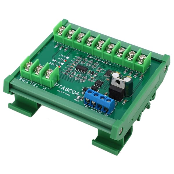 PT100 RTD Temperatur Sensor Modul RS485 Kommunikations Guide Skinne Hus A220 -40C til 220C DC24V