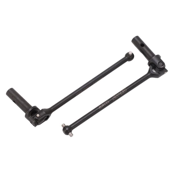 2 stk. Sort Høj Hårdhed RC Universal Front Drivaksel til ZD Racing 1/7