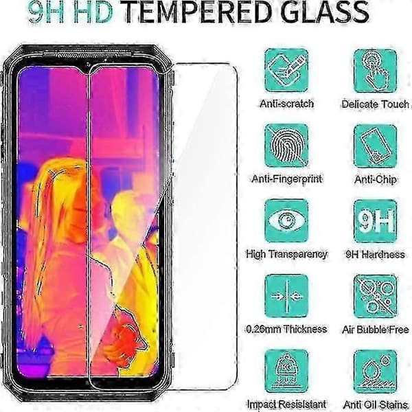 Ulefone Power Armor 18T Härdat Glas Skärmskydd 6.58" Transparent