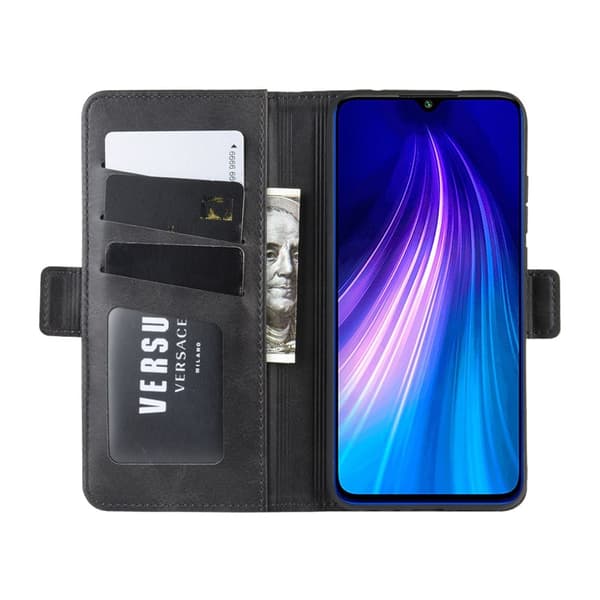 【BQ】Xiaomi Redmi Note 8T - Lompakkokotelo - Musta Black Svart