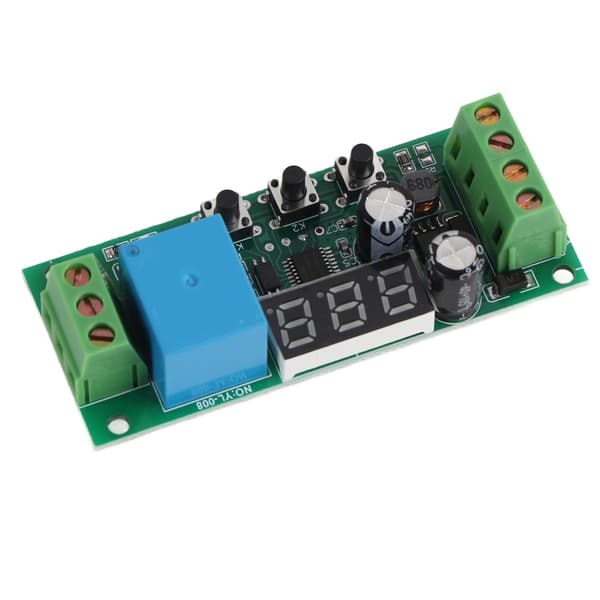 Strømdetekteringssensormodul Digitalt display 4‑20mA Relæmodulkomponent DC12V
