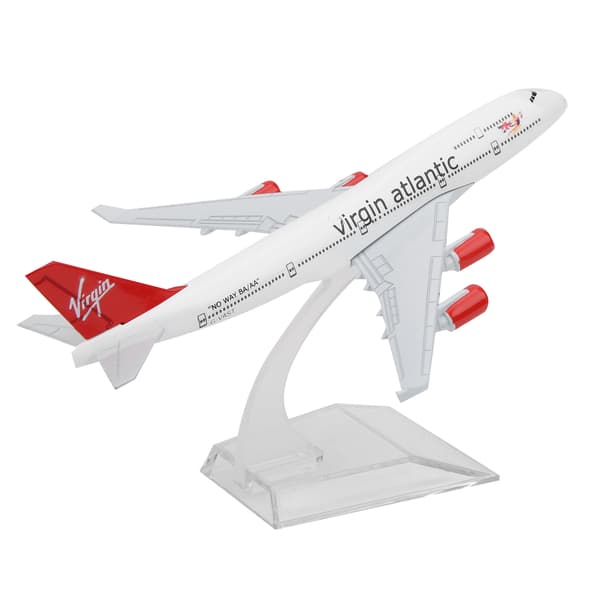16 cm Legeret Flymodel 747 Høj Simulation Legetøj til Samling