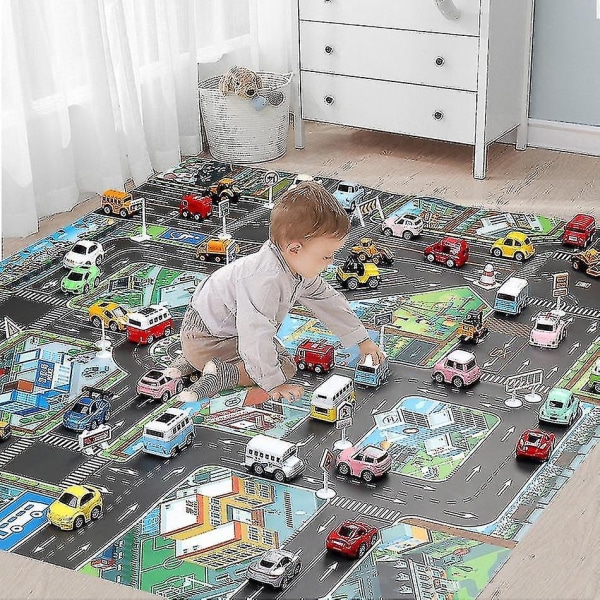 Road Map -teemalla opettavat baby leikkimatot