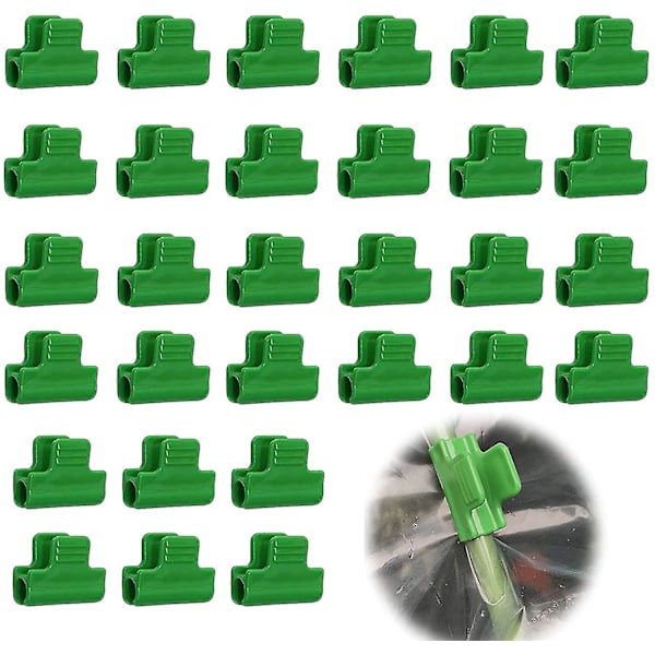 Drivhusclips Tilbehør Plastfilmclips Drivhustænger Clips Have