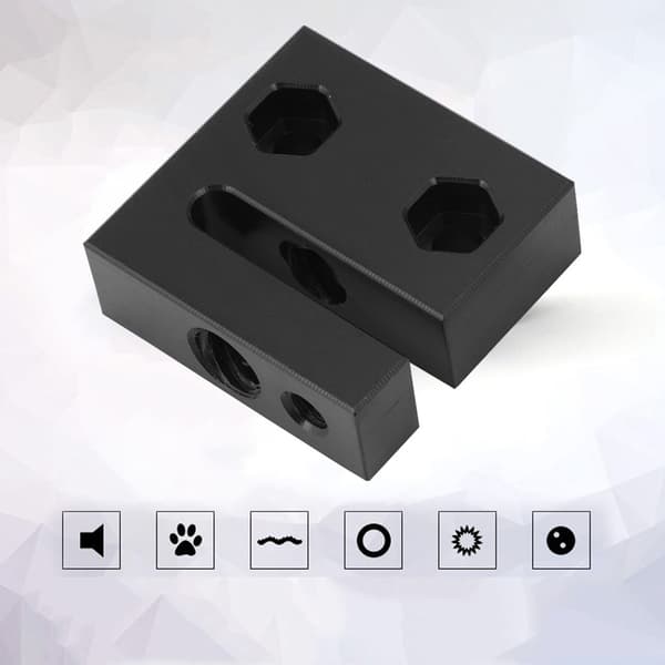 T8 Skrue Bly Skrue AntiBacklash Mutterblok - 3D-printer tilbehør
