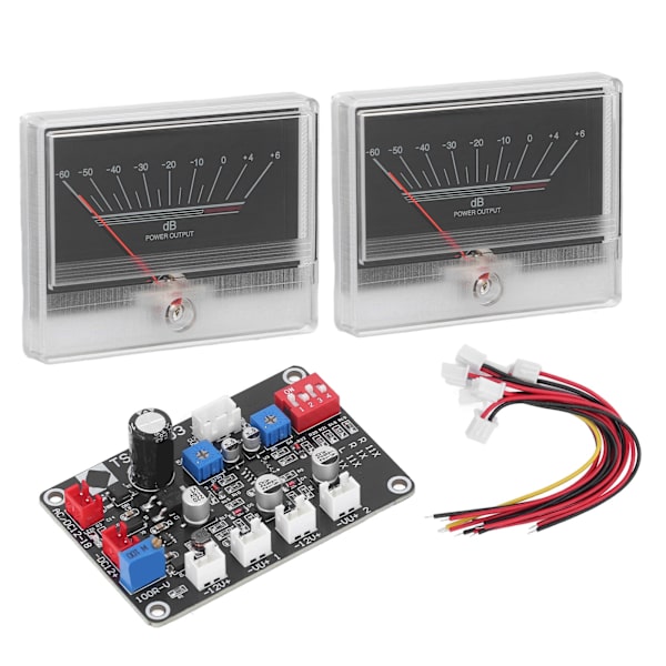 VU Meter Lyd Lydniveauindikator Forforstærker Forstærker Driver Board Kit
