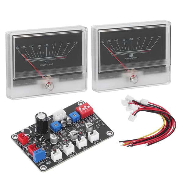 VU Meter Lydnivåindikator Forforsterker Amp Driver Board Kit