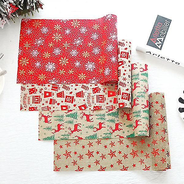 1 kpl Printed pöytäjalka Pöytäkoristelutarvikkeet Joulujoulu Kodinsisustus Juhlajuhlatarvike Kodintekstiilit Yli snow